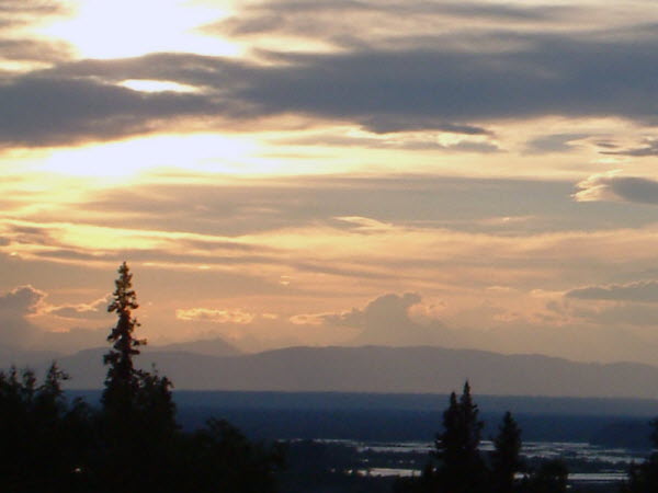 Talkeetna Alaskan Lodge - Sunset